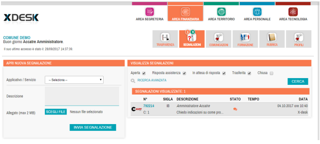 Descrizione servizio