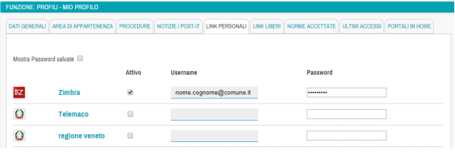 Link personali